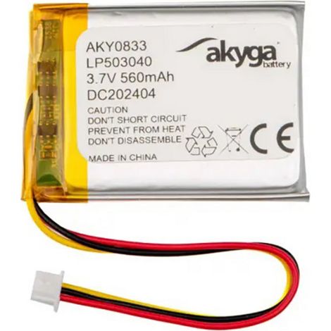 Akyga LP503040 Akkupack x Spezial-Akku LiPo 3.7 V 560 mAh (1/3)