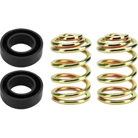 Lot de 4 ressorts de compression pour siège de tondeuse à gazon et housse de rechange 283516 422127-4 pour tondeuses autoportées ZT1 TS142 XD1687915 1688050 XD1696777 Noir/jaune (1/5)