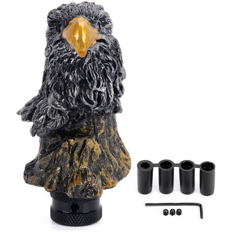 Autotuningteile: Eagle-Schaltknauf, Schaltknauf aus Kunstharz, weißer Eagle-Schaltkopf – Typ C (1/4)