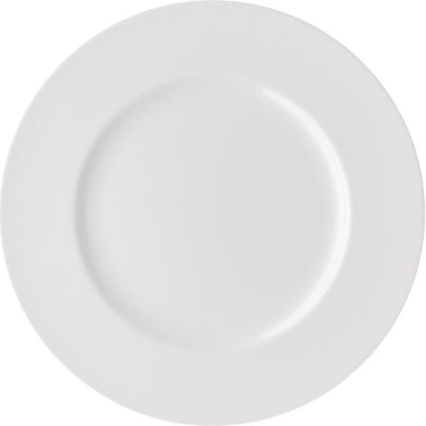 Assiette Petit Déjeuner avec Aile Porcelaine Blanc 23 cm