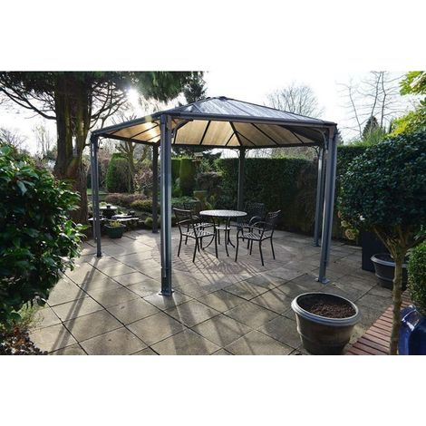 TONNELLE COUV TERRASSE HEXAGONALE - Canopia by Palram