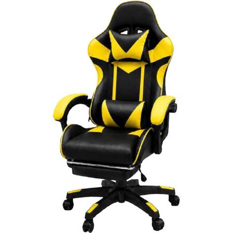 Ecoprice Sedia Gaming Similpelle ProPlayer Nero/Giallo