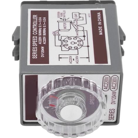 AC 220V Motordrehzahlregler, Drehzahlregler für Förderbänder und Aufzüge, Industrieregler DV1204W. (1/5)