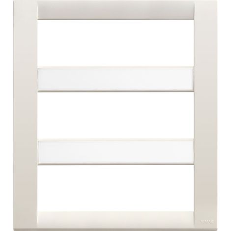 VIMAR - 16749.04 Plaque Classique 18M Blanc Idée