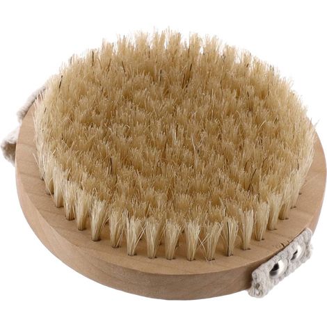 Cepillo redondo cuerpo de madera cerdas naturales - natural - Tendance (1/3)
