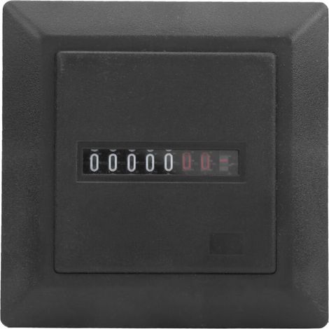 Compteur horaire numérique pour machines industrielles – 220-240 V 50 Hz, affichage LED clair, montage mural ou sur rail DIN (1/5)