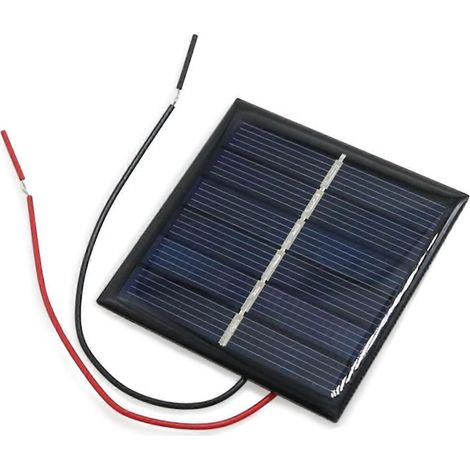 Kleines 2V 100mA Solarpanel mit Kabel, Mini-Polykristallin-Solarzelle für DIY-Projekte und zum Laden (1/5)