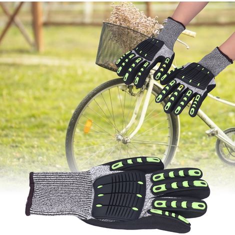 Hochwertige, schnittfeste Schutzhandschuhe mit Schlagfestigkeit Stufe 5 und Stoßdämpfung für Gartenarbeit, Gartenbau und Outdoor-Sportarten. (1/5)