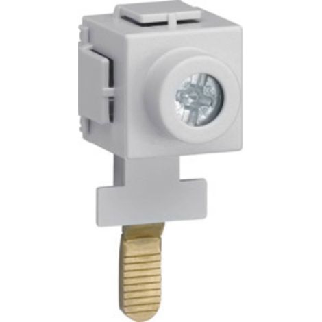 Hager KF83A Borne de raccordement gris 35 mm² 100 A 500 V S682221 (1/2)