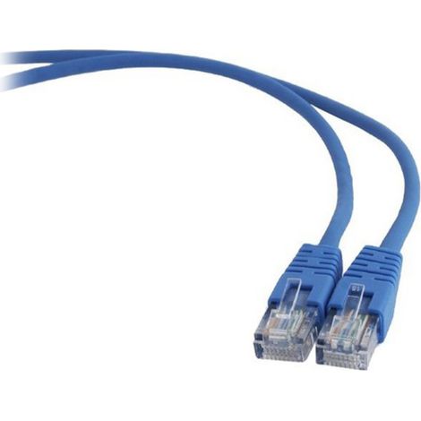 Cable CAT5E UTP moldeado 0,25m Azul (1/5)