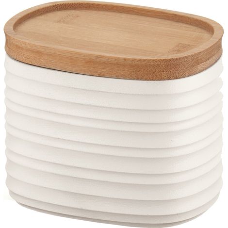 Tarro multiuso con tapa de bambú 123x94x110