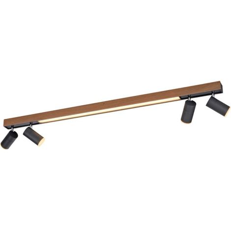 Plafonnier élégant Pure Lines Spot bois - 6121-79