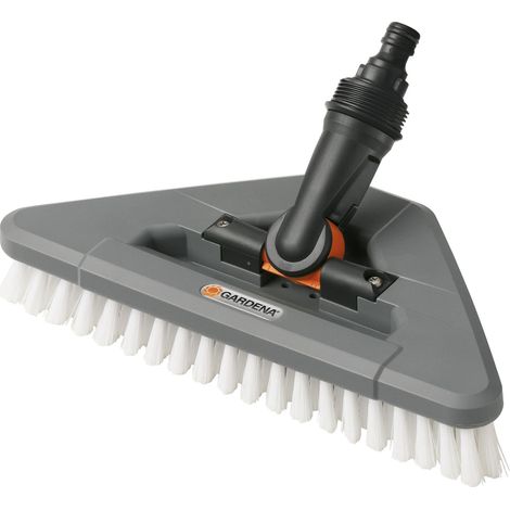 GARDENA Spazzolone triangolare snodato setole dure per CleanSystem (5562-20)