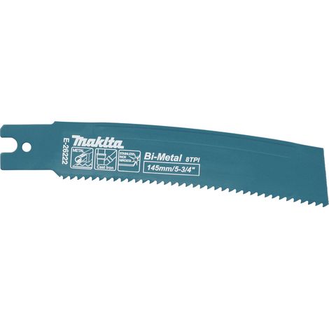 Makita brzeszczot do pił szablastych bim 145x1,6mm 8 z/c  metal, żeliwo, stal nierdzewna /5szt. (1/2)