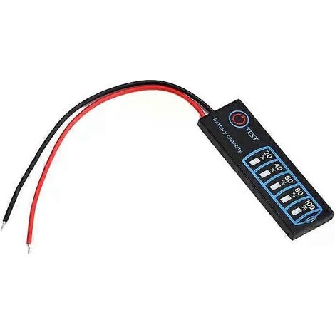 2-8S DC5-30V Akku-Ladezustandsanzeige 18650 Li-Ion LiPo Lithium Blei-Säure-Tester LCD-Display Messgerät Modul Kapazität Spannungsmesser (1/4)