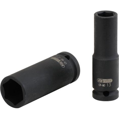 KS-Tools 515.1115-E 1/2" 6kant-Kraft-Stecknuss,l