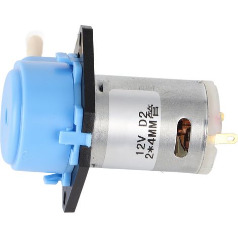 Pompe péristaltique dosage liquide mini autonome 12V DC aluminium pour aquarium laboratoire analyse biochimique (1/5)