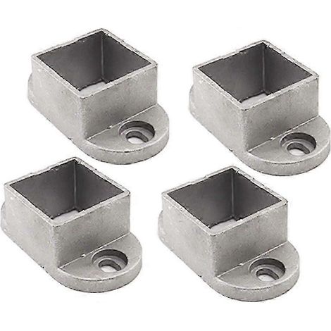 Filiyano – support de couvercle – Ensemble de 4 supports de poteau en bois robustes, pince de fixation pour couvercle de base, ancrage de support de (1/3)