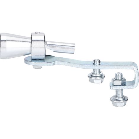 Silencieux Turbo Sifflet Échappement Aluminium Alliage Argent TC S (1/3)
