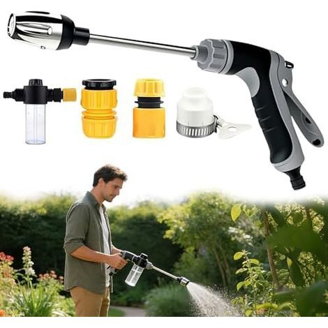 Pistolet Haute Pression Power Jet, Arrosage Jardin, Nettoyeur Water Blitz, nettoyeur haute pression, pour lavage de voiture et arrosage du jardin - (1/5)