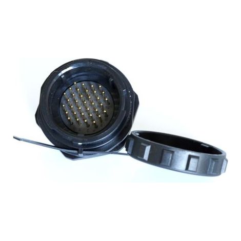 Connecteur circulaire RS PRO, Standard 35 contacts, Montage panneau, raccordement A souder ( Prix pour 1 )