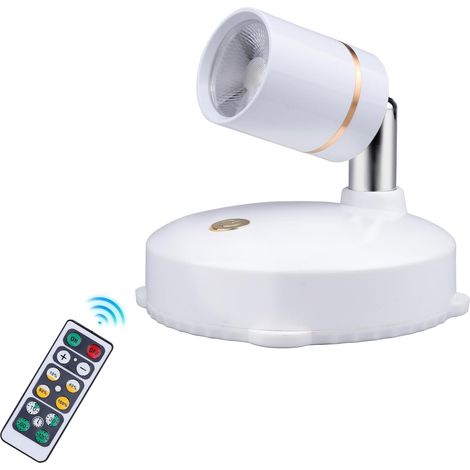 Kindfiber OÜ-LED Spots à Batterie sans Fil Pivotant avec Télécommande (1/5)