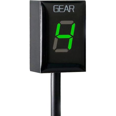 Wasserdichter Tachometer für Yamaha-Motorräder mit LED-Anzeige und ECU-Stecker (Grün)