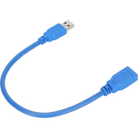 Câble de prolongation USB 3.0 pour disque dur externe, imprimante et périphériques - 0,3 m (1/5)