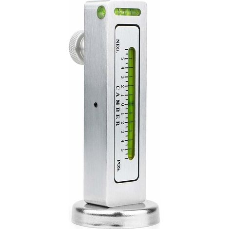 Gauge Magnétique Réglable - Outil d'Alignement de Roue pour Camber et Inclinaison - Pour Voiture Camion Camping-Car - Échelle ±5° - 1 Pièce