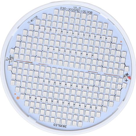 Lampe de croissance LED pour plantes, 85-265V, lumière rouge et bleue, pot pour semis d'intérieur, ampoule de croissance E27-300 (1/5)