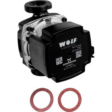 Wolf pompe à haut rendement UPM3L 207480299 pour CGB-2-38/55