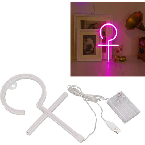 Lumière néon « Fille », décoration murale LED néon pour chambre d'enfant, veilleuse, cadeau idéal pour les fêtes et les occasions spéciales. (1/5)