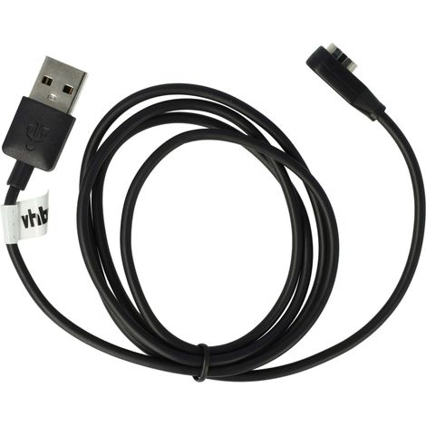 vhbw Ladekabel kompatibel mit Aftershokz Aeropex AS803 Kopfhörer - Kabel, 100 cm Schwarz