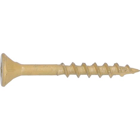 T25 Stern-Senkkopf-Holzschrauben, 100 Stück, Eisenschrauben, Halbgewindebefestigung, 4,2 x 32 mm, Rundkopf. (1/5)