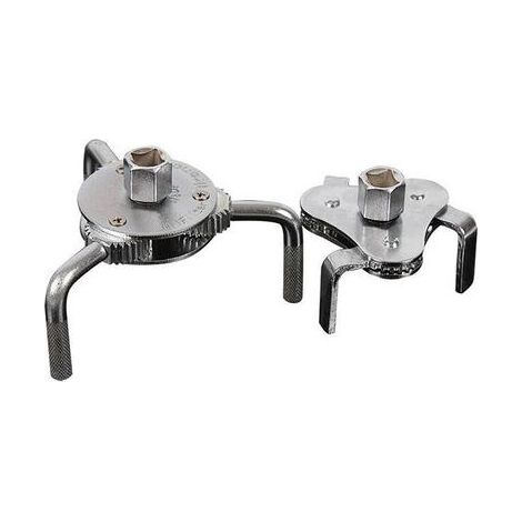 Ölfilterschlüssel, Dreiarm-Ölfilterschlüssel, Ölfilterschlüssel für den Ölverteiler, 13-mm-Antrieb, 2 Stück (1/5)