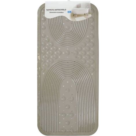 Cleafe - Tappeto Antiscivolo Per Vasca Da Bagno Doccia Tortora 42x90cm Rettangolare 87554 - (1/2)
