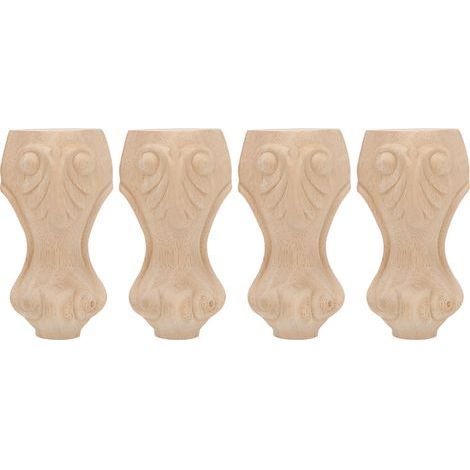 Massive, geschnitzte Möbelbeine aus Holz für Sofa und Kleiderschrank, europäischer Stil (1/5)