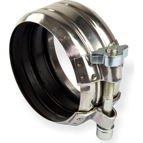 1 Collier De Serrage Inox DN 125 Mm, Joint EPDM, Pour Tuyaux Eaux Usées (1/3)