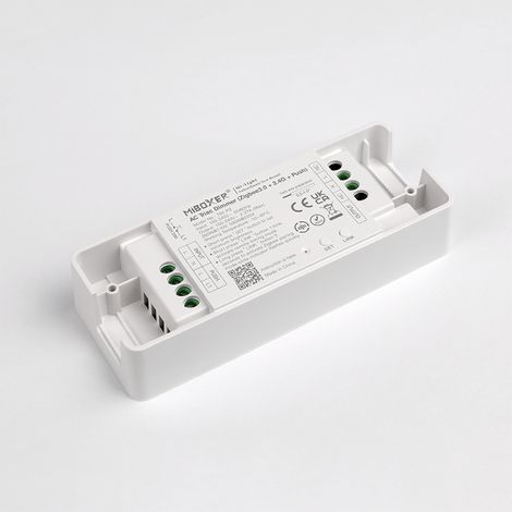 Variateur LED TRIAC Zigbee MiBoxer TRI-PZ High Power Compatible avec Télécommande RF et Bouton-Poussoir 500 W (1/3)