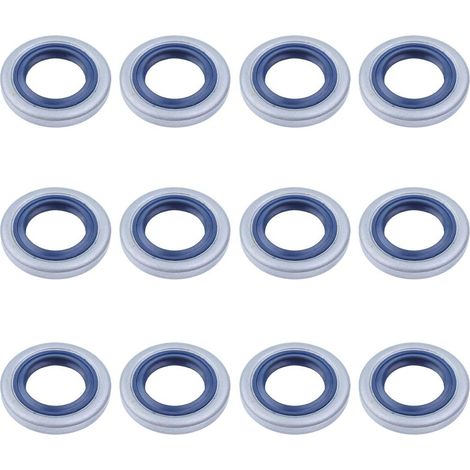 12 Pcs Crank Oil Seal for Husqvarna 51 55 254 257 262 357 359 351 346XP Jonsered 2041 2045 2050 2159 GR 41 Sierra 505 27 57-19 (1/5)