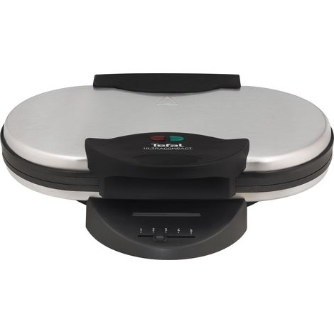 Tefal WM 311D piastra per waffle 10 waffle Nero, Acciaio inossidabile 1200 W (1/5)