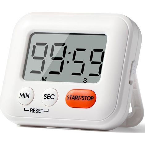 Minuteur Cuisine Minuteur Enfant, Time Timer avec Interrupteur d'alimentation, Adaptée à Diverses Occasions Telles Que Cuisine, Pâtisserie, Sport (1/4)