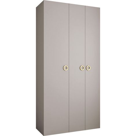 Armario Hartford 544, Cachemira, 246x120x52cm, Puertas de armario: Con bisagras, Número de estantes: 8 (1/5)