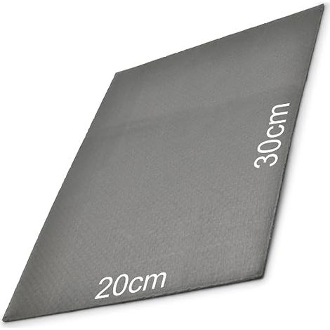 Feuille Plaque Joint pour Culasse Pot d'échappement Collecteur Epaisseur 1,6mm à découper dimensions 30 x 20cm pour Auto Moto Scooter Tondeuse Débroussailleuse Tronçonneuse Moteur 2T 4T (1/4)