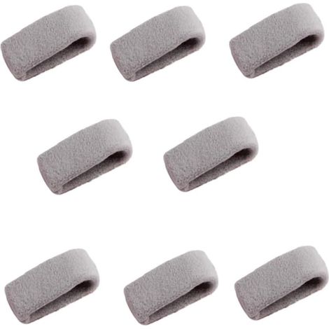 Set di 8 clip antiscivolo migliorate per tenere fermo il piumone, sistema di fissaggio senza spilli (grigio)
