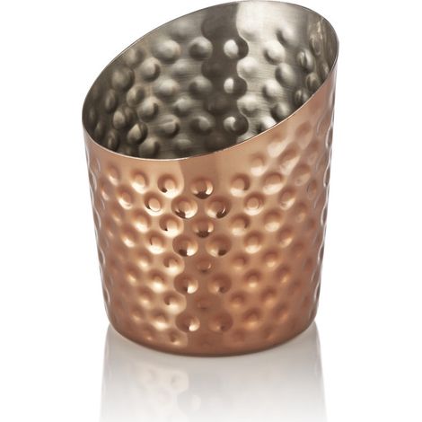 Porte-snacks Ø 9 cm martelé inox PVD - Was Germany (1/2)