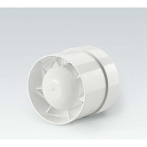 Extracteur d'air économique de 100 mm, 12 W/130 m³, extracteur axial pour conduits en ligne : salle de bain, cuisine, sous-sol