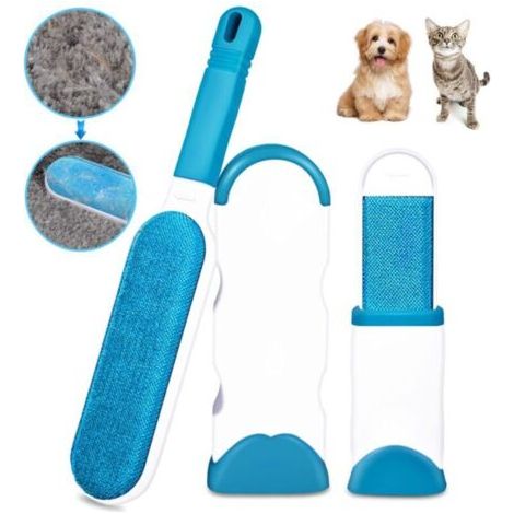 Brosse anti poil Bleu (1/4)