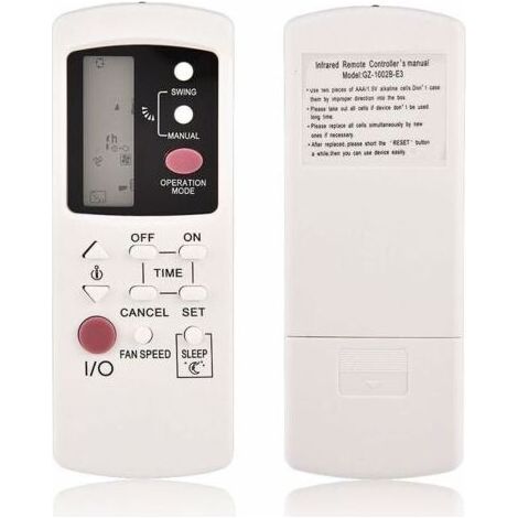 GZ-1002B-E3 télécommande de remplacement pour climatiseur Galanz remplacement de la télécommande du climatiseur pour Galanz GZ-1002A-E3 GZ-1002B-E1 (1/5)