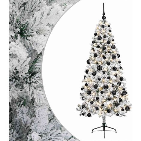 Albero di Natale artificiale con palline 210 cm 300 LED vidaXL (1/5)